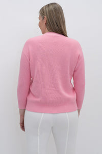 Brooklyn Sweater, Pink, Cotton