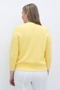 Brooklyn Sweater, Yellow, Cotton