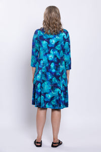Callie 3/4 Dress, Ocean Reef, Bamboo
