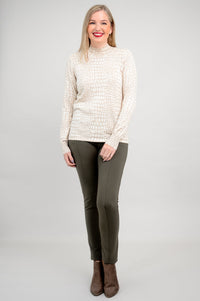 Cameron Sweater, Croco Tana, Bamboo Cotton - Final Sale