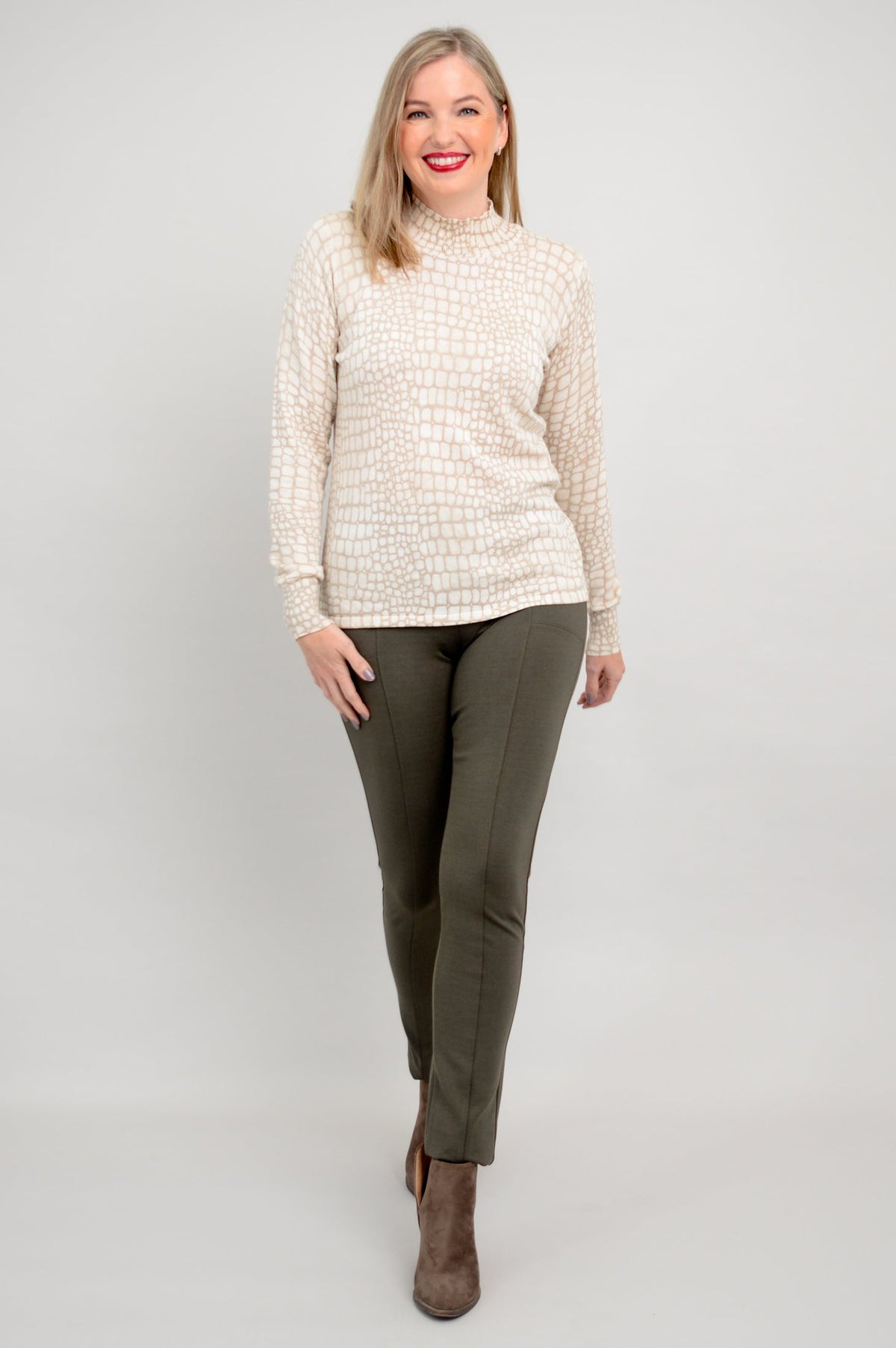 Cameron Sweater, Croco Tana, Bamboo Cotton - Final Sale