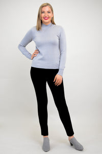 Cameron Sweater, Sleet Grey, Bamboo Cotton