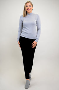 Cameron Sweater, Sleet Grey, Bamboo Cotton