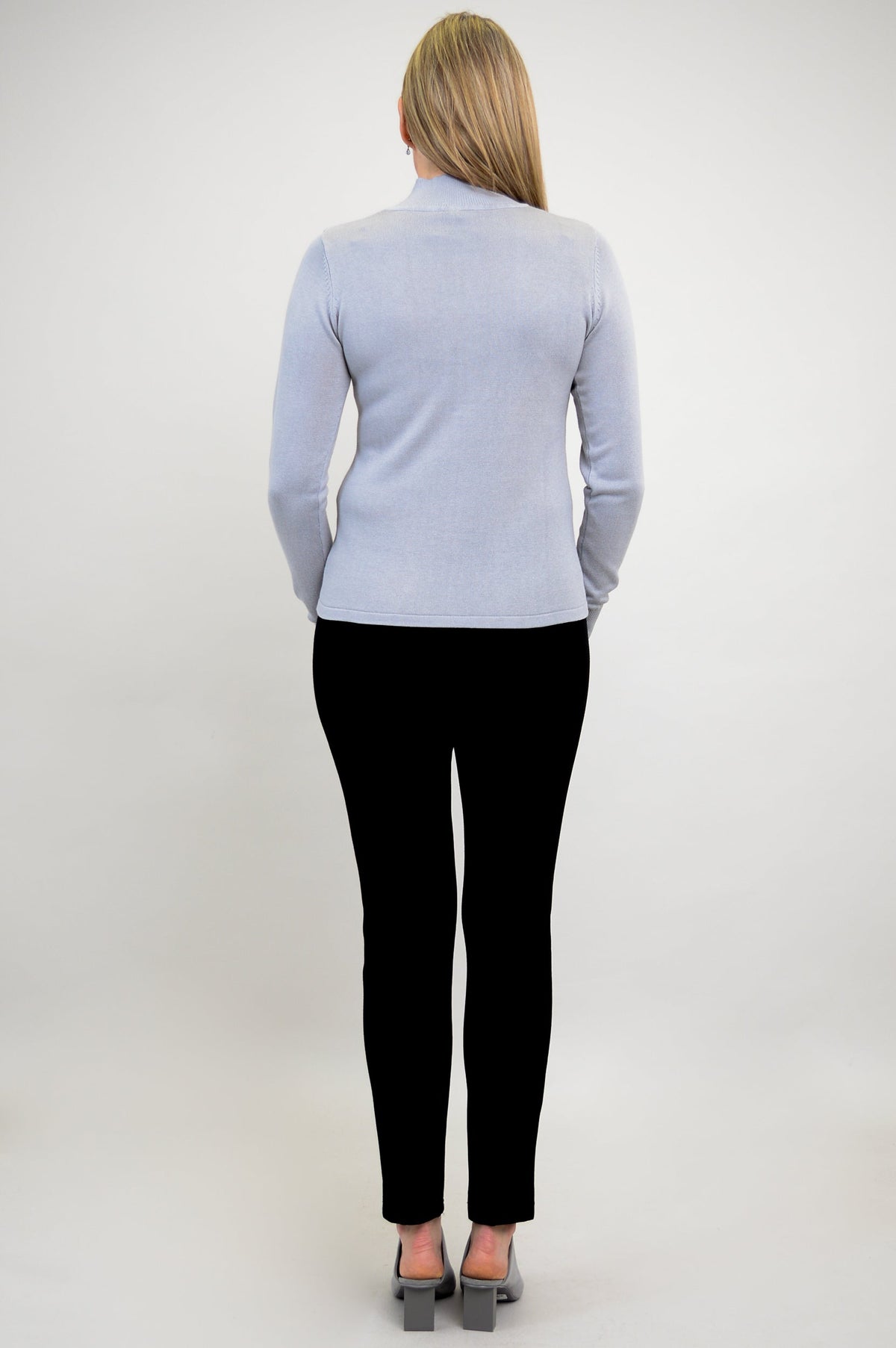 Cameron Sweater, Sleet Grey, Bamboo Cotton