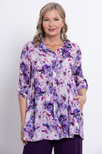 Celine Blouse, Royale Dynasty, Linen Bamboo