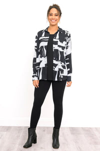 Charlie Blouse, BW Block, Linen Bamboo