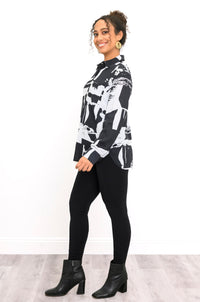 Charlie Blouse, BW Block, Linen Bamboo