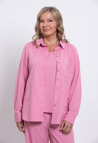Charlie Blouse, Soft Pink, Linen Viscose