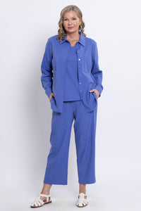 Charlie Blouse, Soft Violet, Linen Viscose
