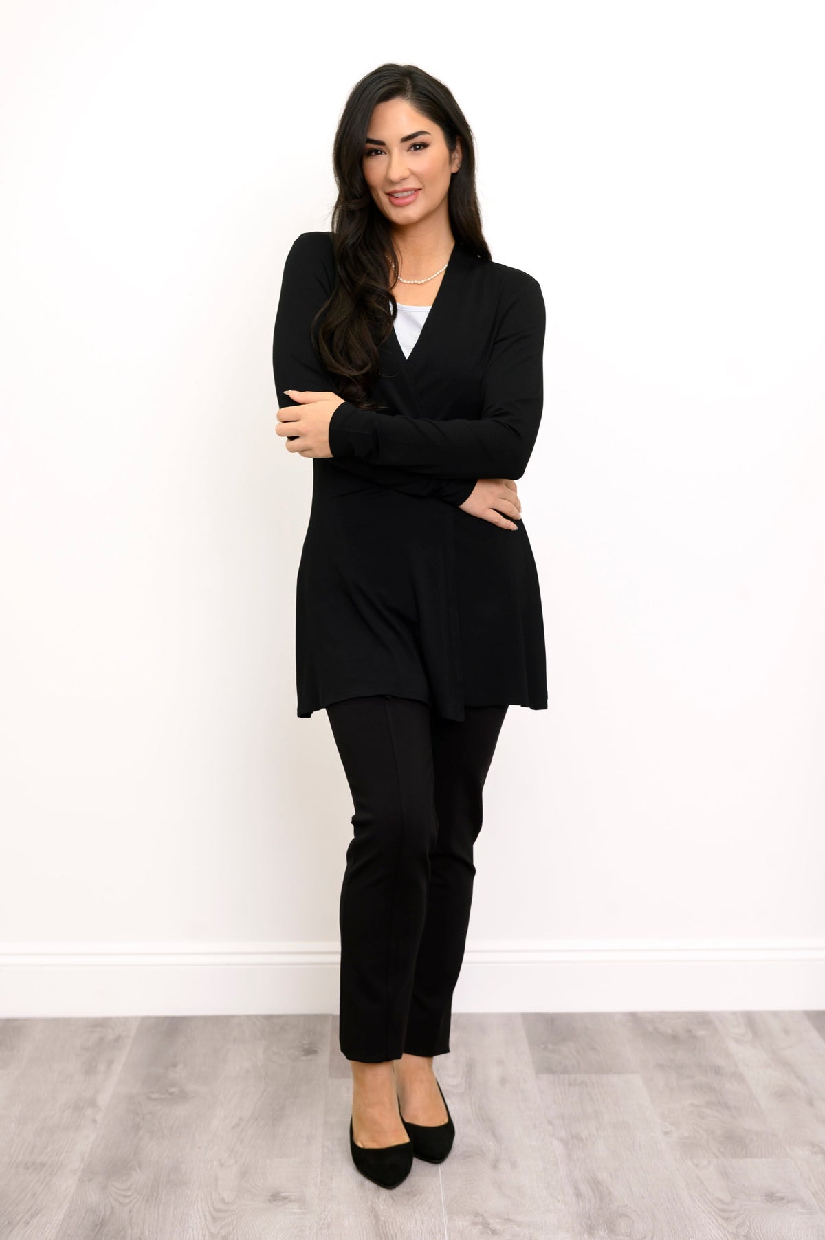 Chopra Jacket, Black, Bamboo