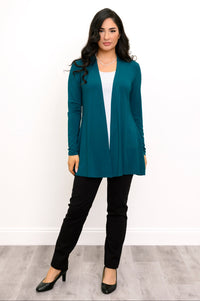 Chopra Jacket, Teal, Bamboo
