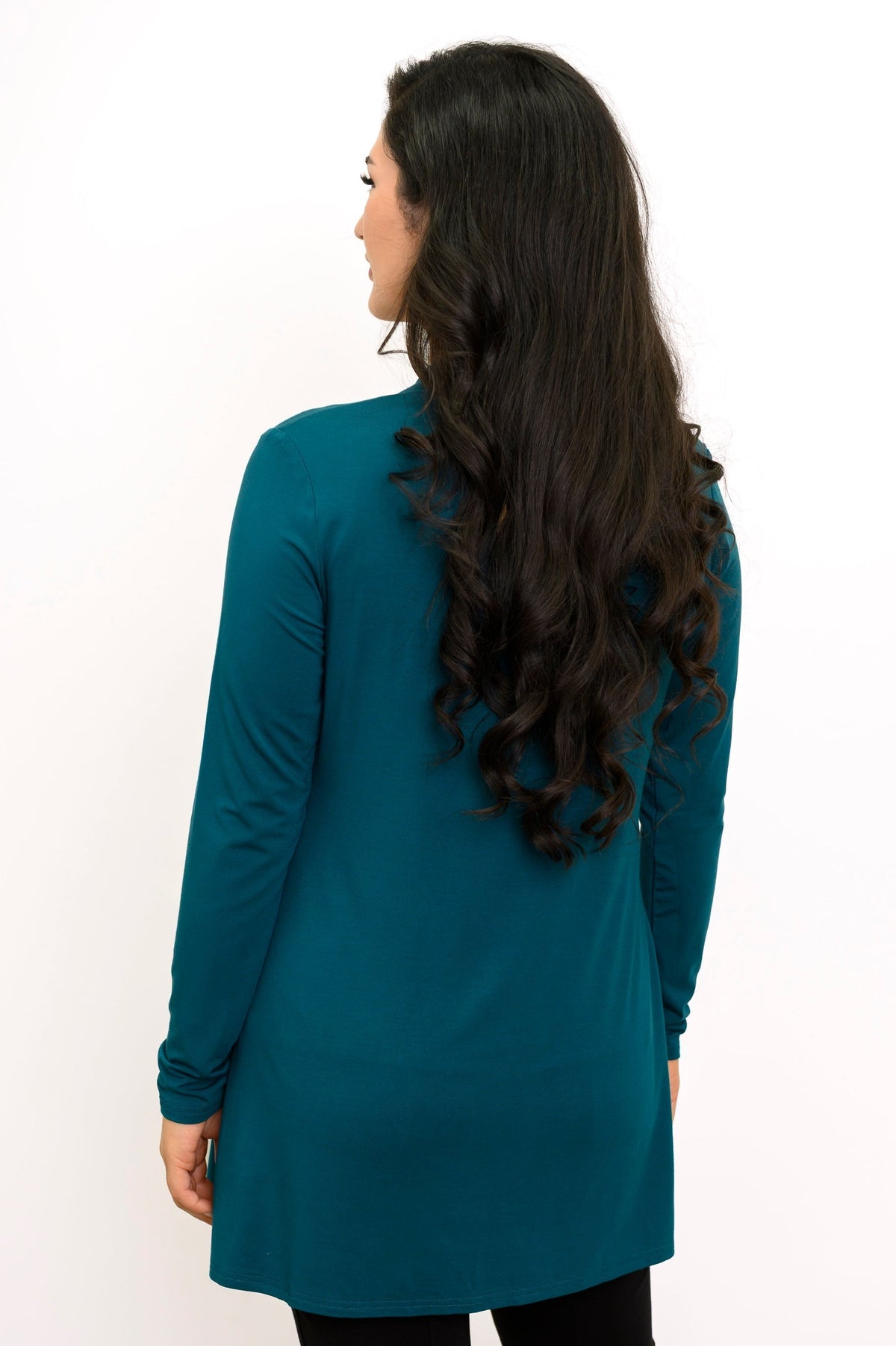 Chopra Jacket, Teal, Bamboo