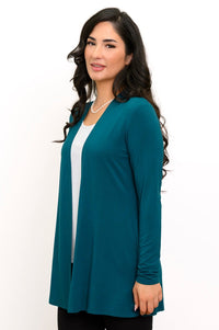Chopra Jacket, Teal, Bamboo