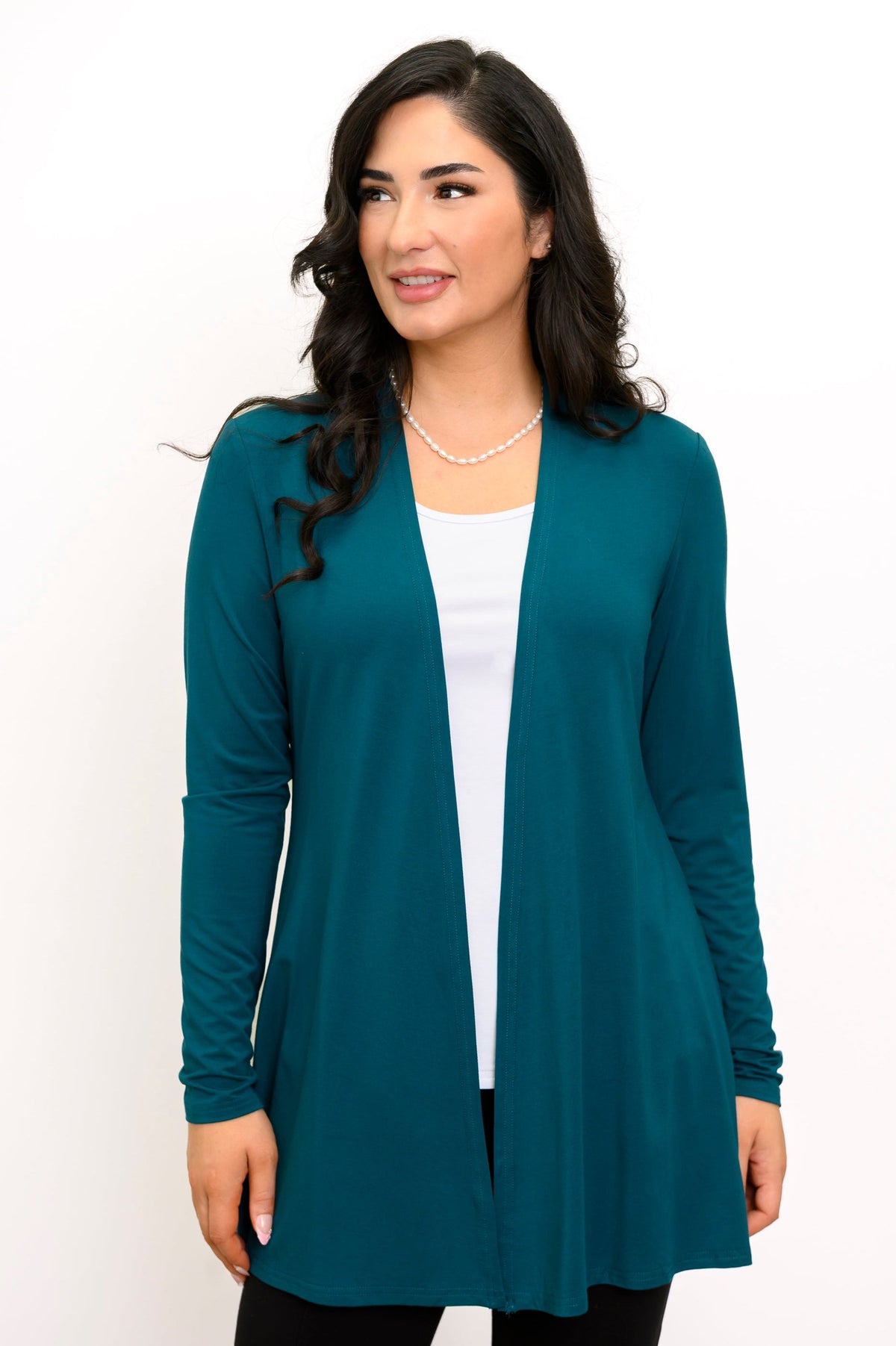 Chopra Jacket, Teal, Bamboo