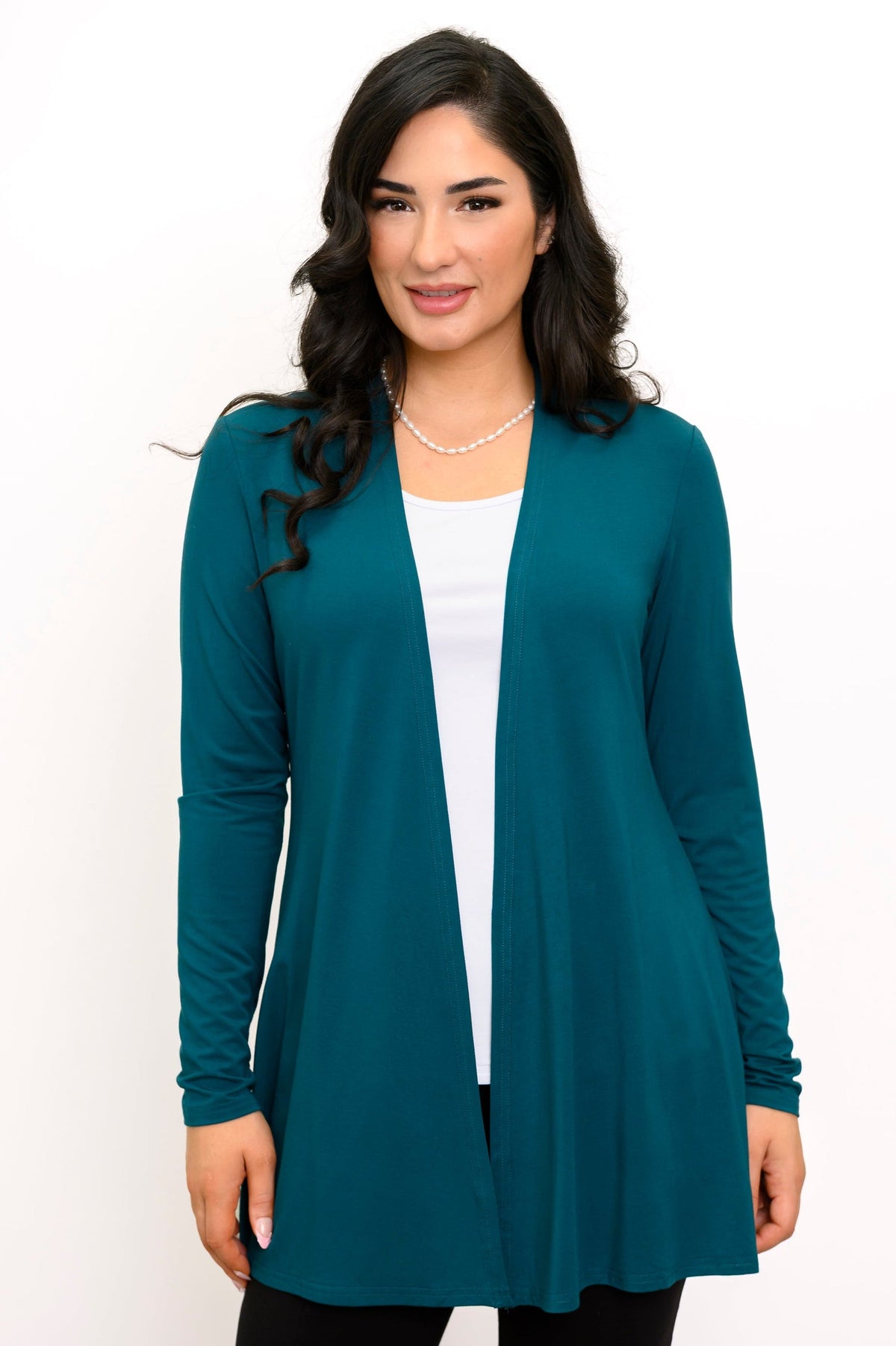 Chopra Jacket, Teal, Bamboo