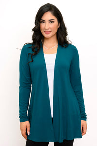 Chopra Jacket, Teal, Bamboo