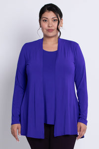 Chopra Jacket, Violet, Bamboo