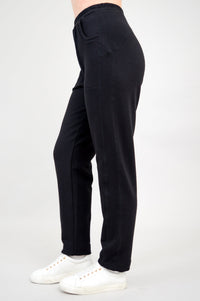 Christine Pant, Black, Bamboo Fleece