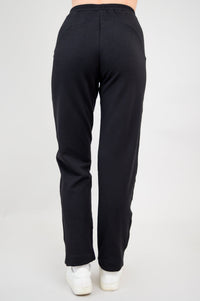 Christine Pant, Black, Bamboo Fleece