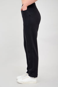 Christine Pant, Black, Bamboo Fleece