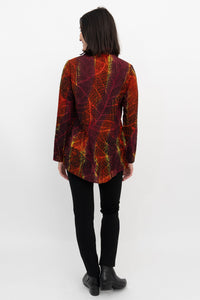 Cindy L/S Blouse, Multi Mesh