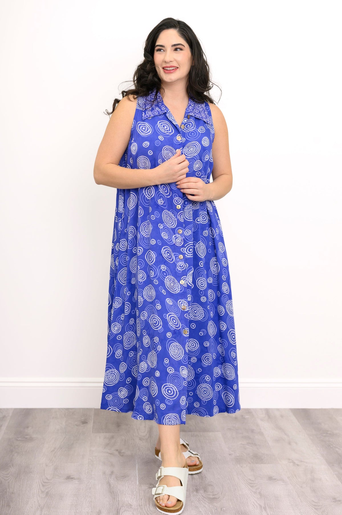 Cissy Dress, Purple Bubbles