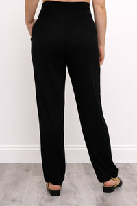 Clair Pant, Black, Bamboo