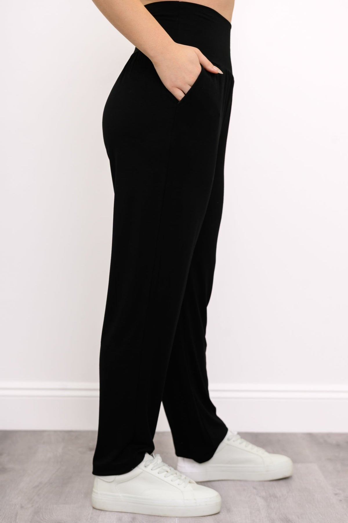Clair Pant, Black, Bamboo