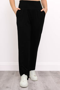 Clair Pant, Black, Bamboo