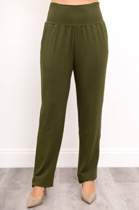 Clair Pant, Khaki, Bamboo