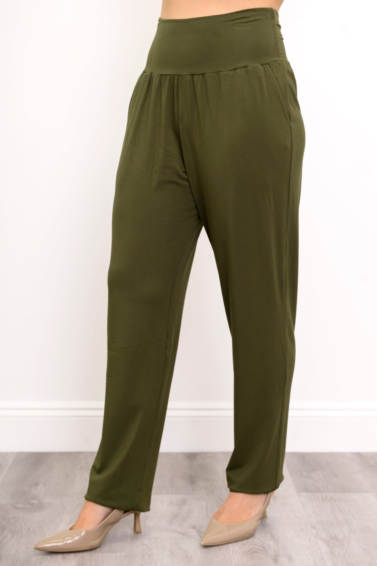 Clair Pant, Khaki, Bamboo