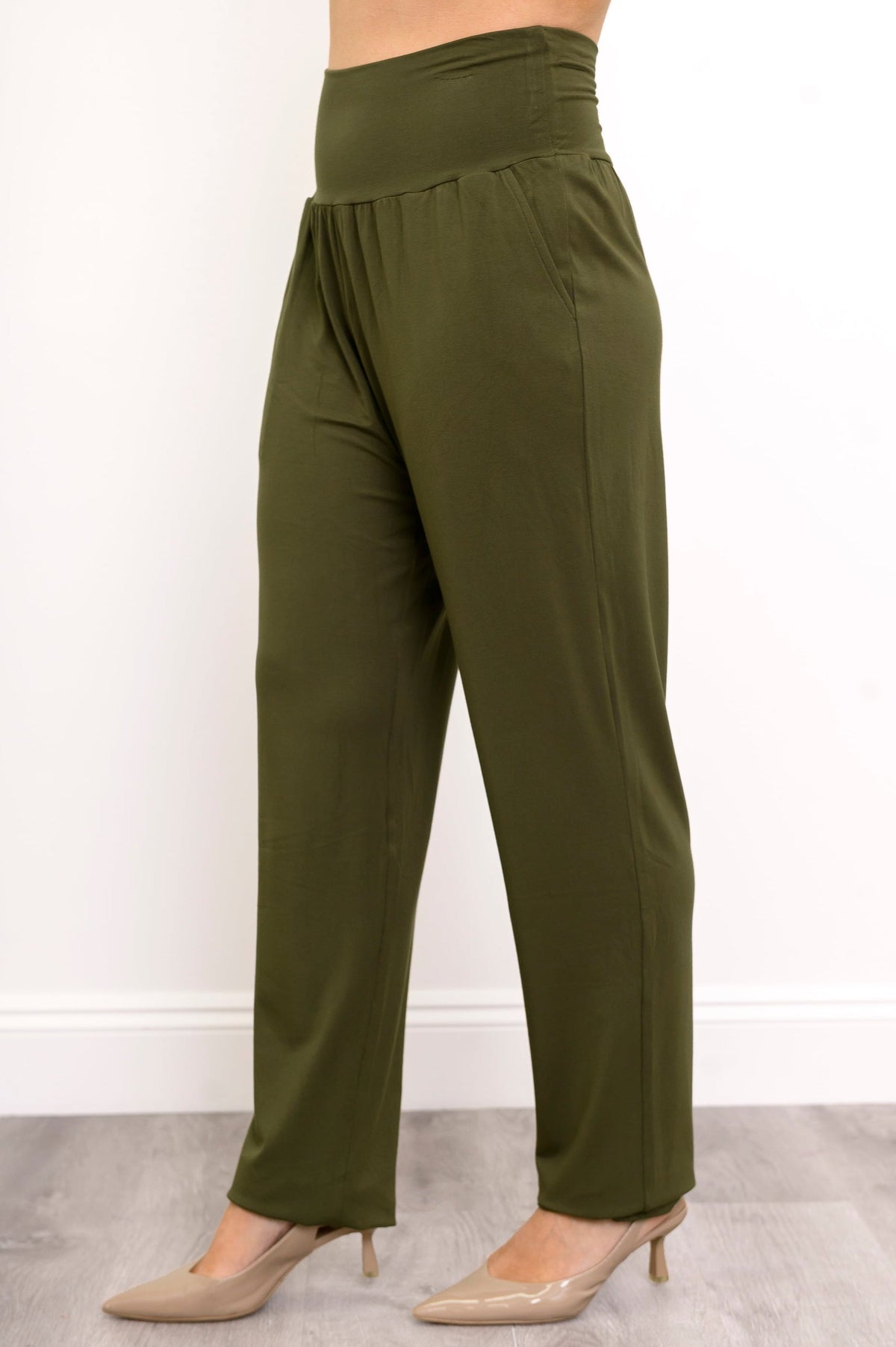 Clair Pant, Khaki, Bamboo