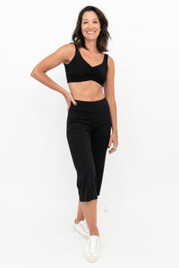 Clipper Top, Black, Bamboo