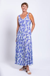 Coraline Dress, Dazzle, Linen Bamboo