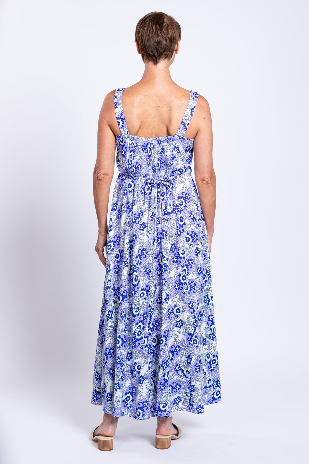 Coraline Dress, Dazzle, Linen Bamboo