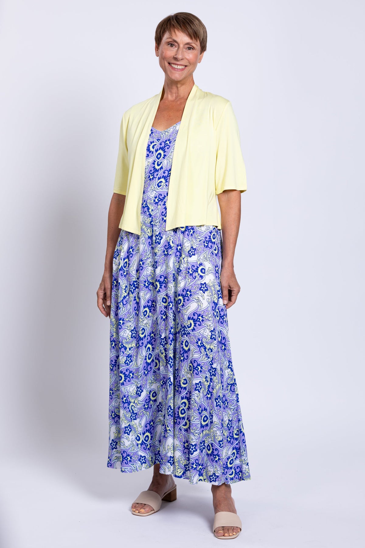 Coraline Dress, Dazzle, Linen Bamboo