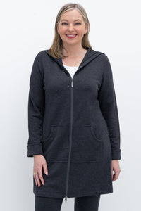 Cortes Jacket, Graphite, Bamboo Fleece