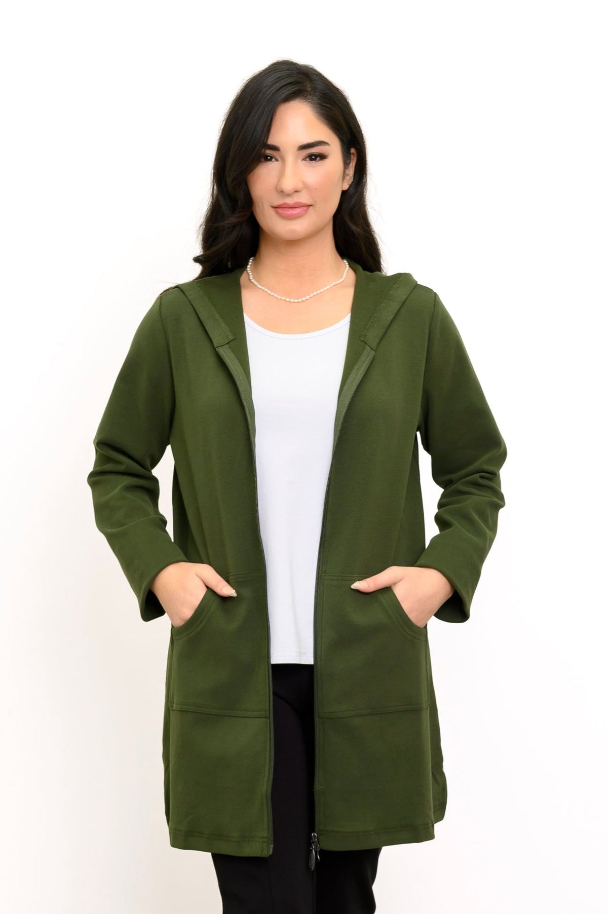 Cortes Jacket, Kombu Green, Bamboo Fleece