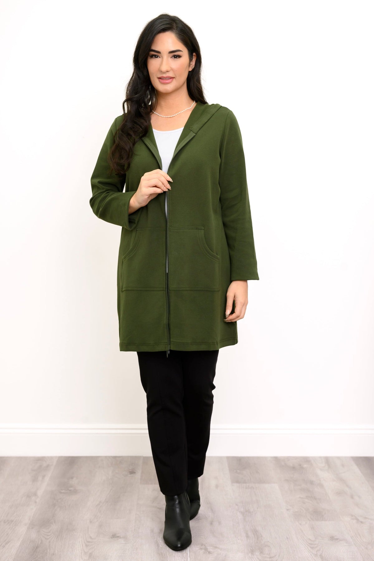 Cortes Jacket, Kombu Green, Bamboo Fleece