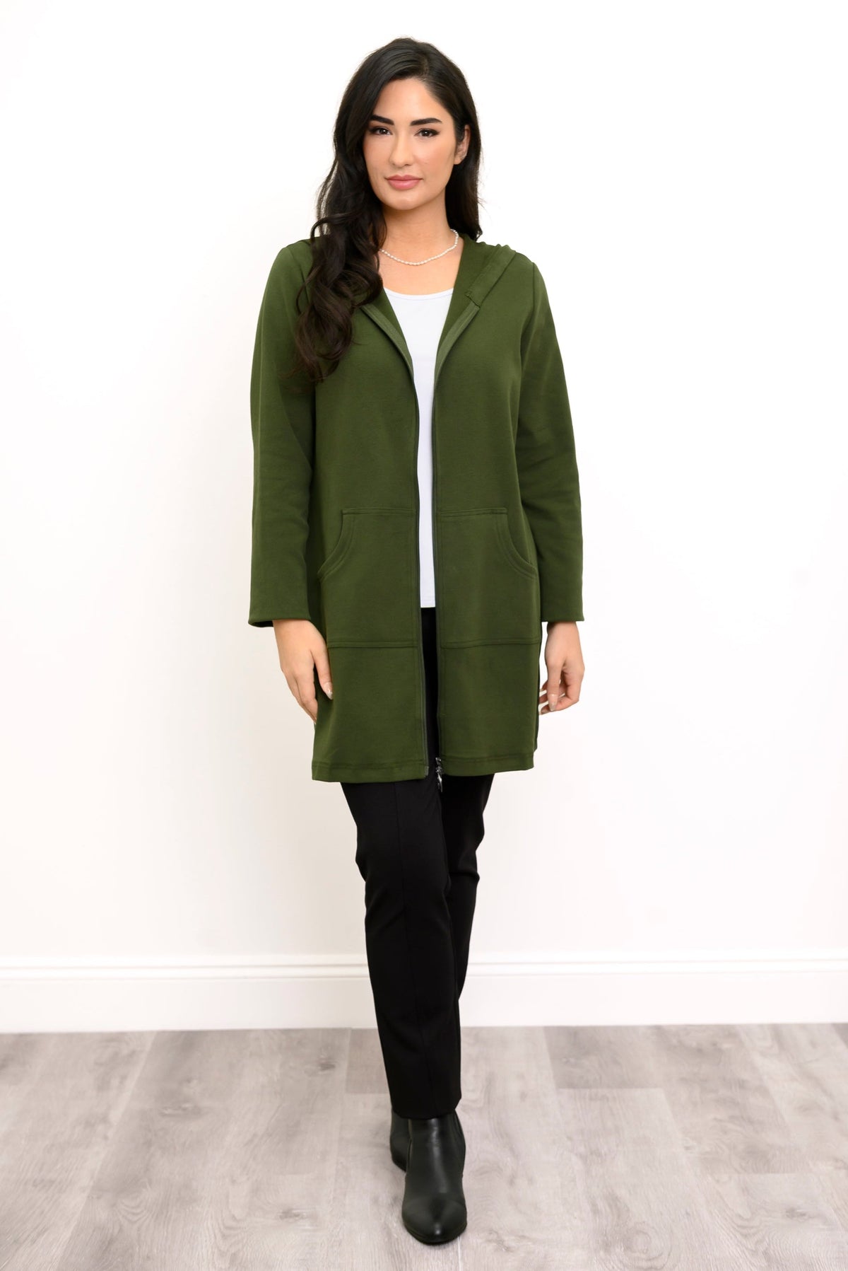 Cortes Jacket, Kombu Green, Bamboo Fleece