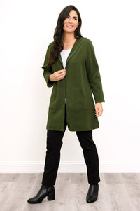 Cortes Jacket, Kombu Green, Bamboo Fleece