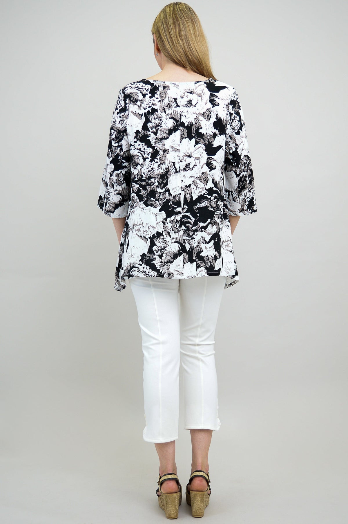 Daniella Blouse, Talented, Linen Bamboo - Final Sale