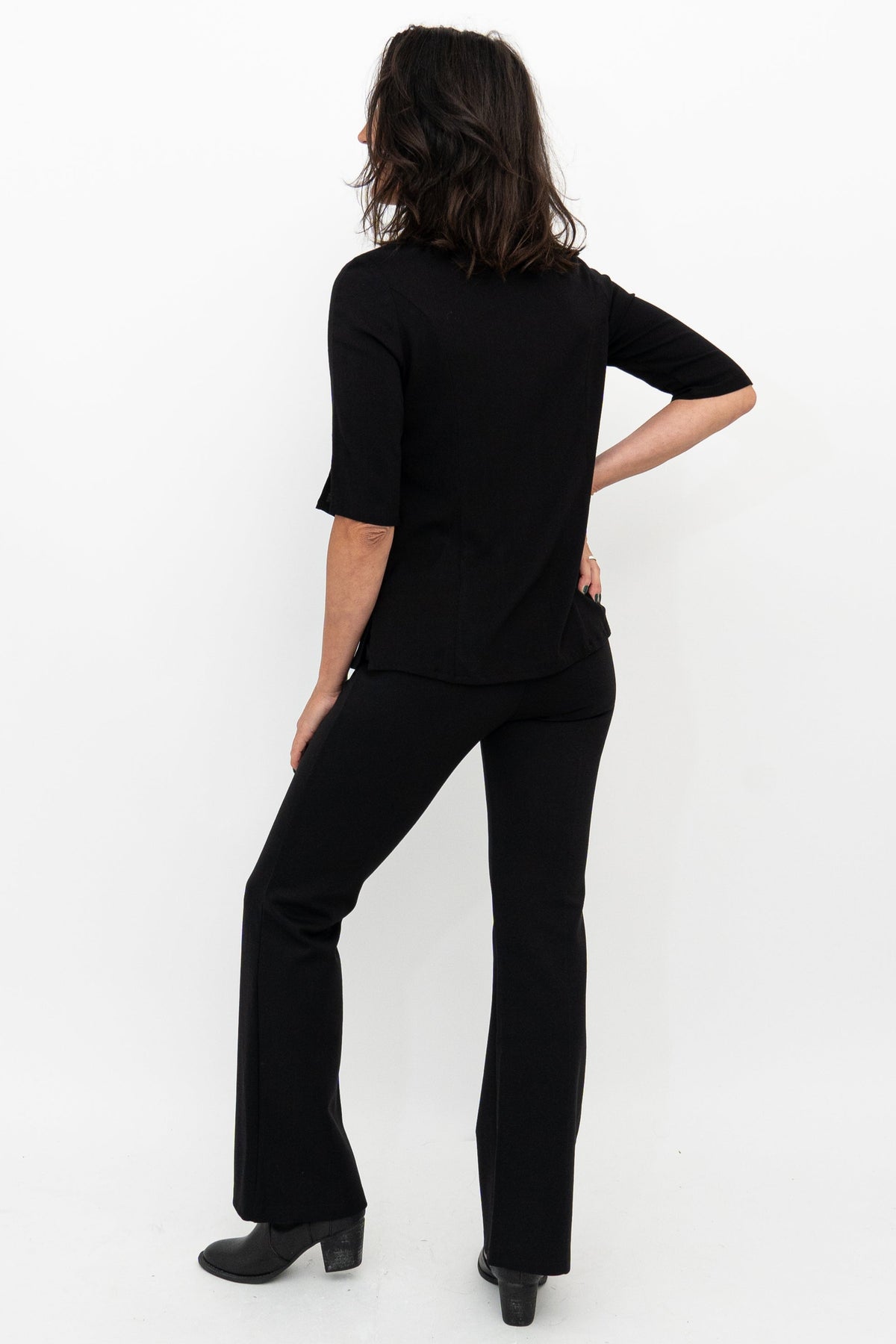 Daya Pant, Black, Modal