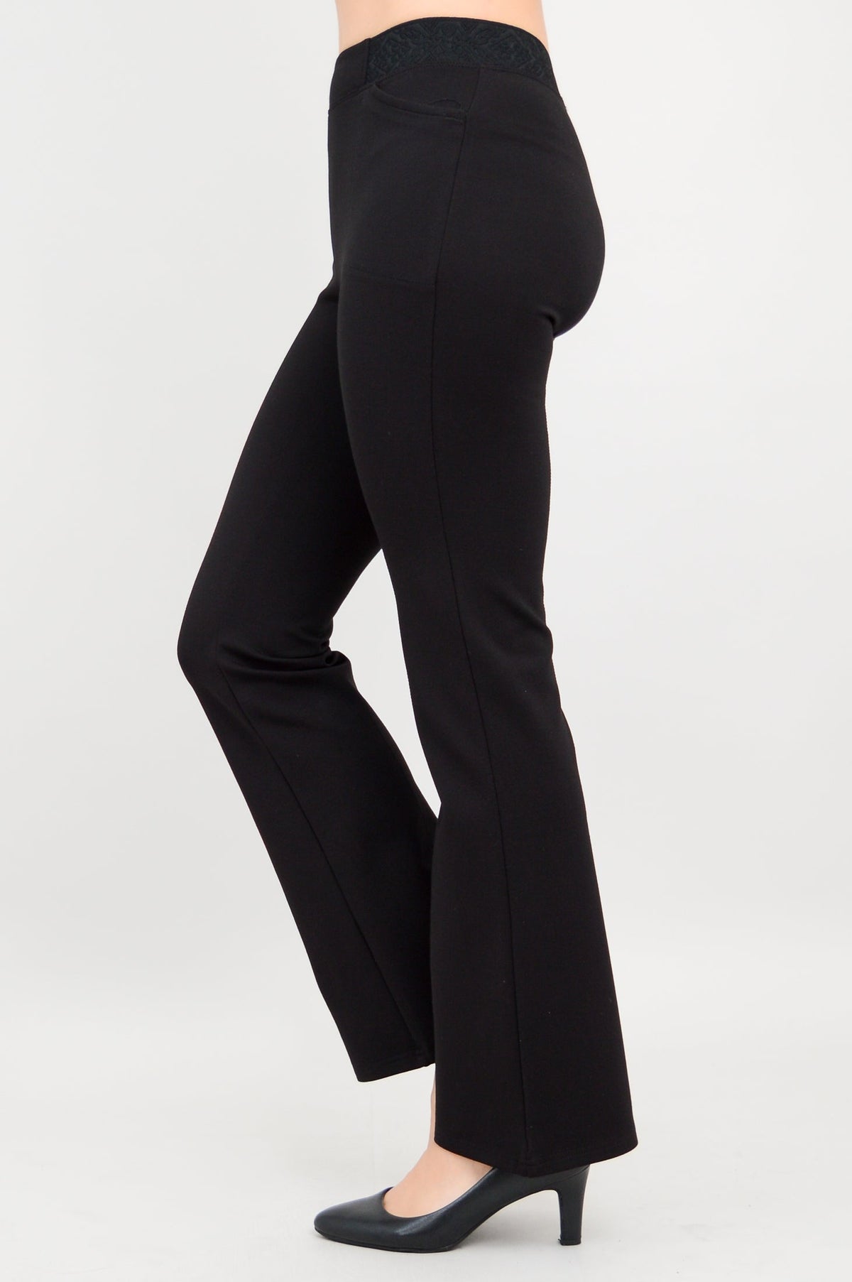 Daya Petite Pant, Black, Modal