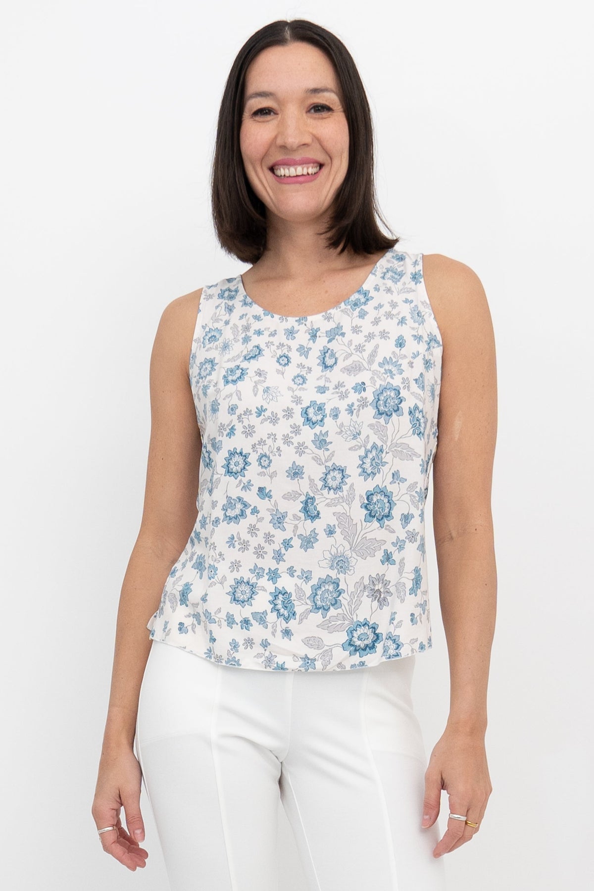 Dee Tank, Blue Simple