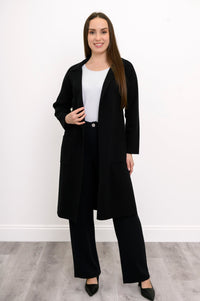 Delaney Jacket, Black, Cotton