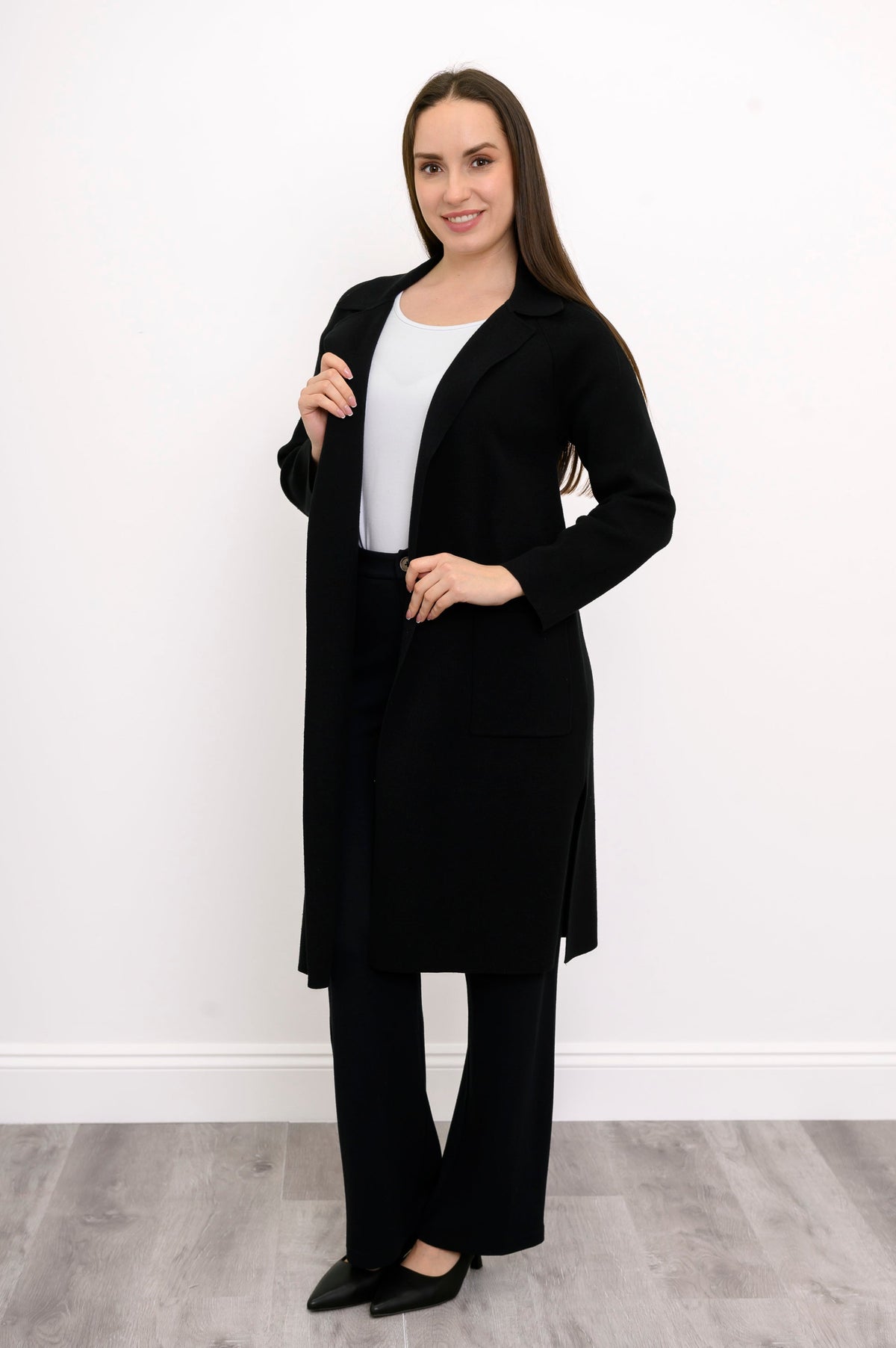 Delaney Jacket, Black, Cotton
