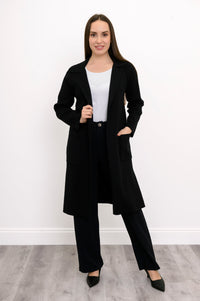 Delaney Jacket, Black, Cotton