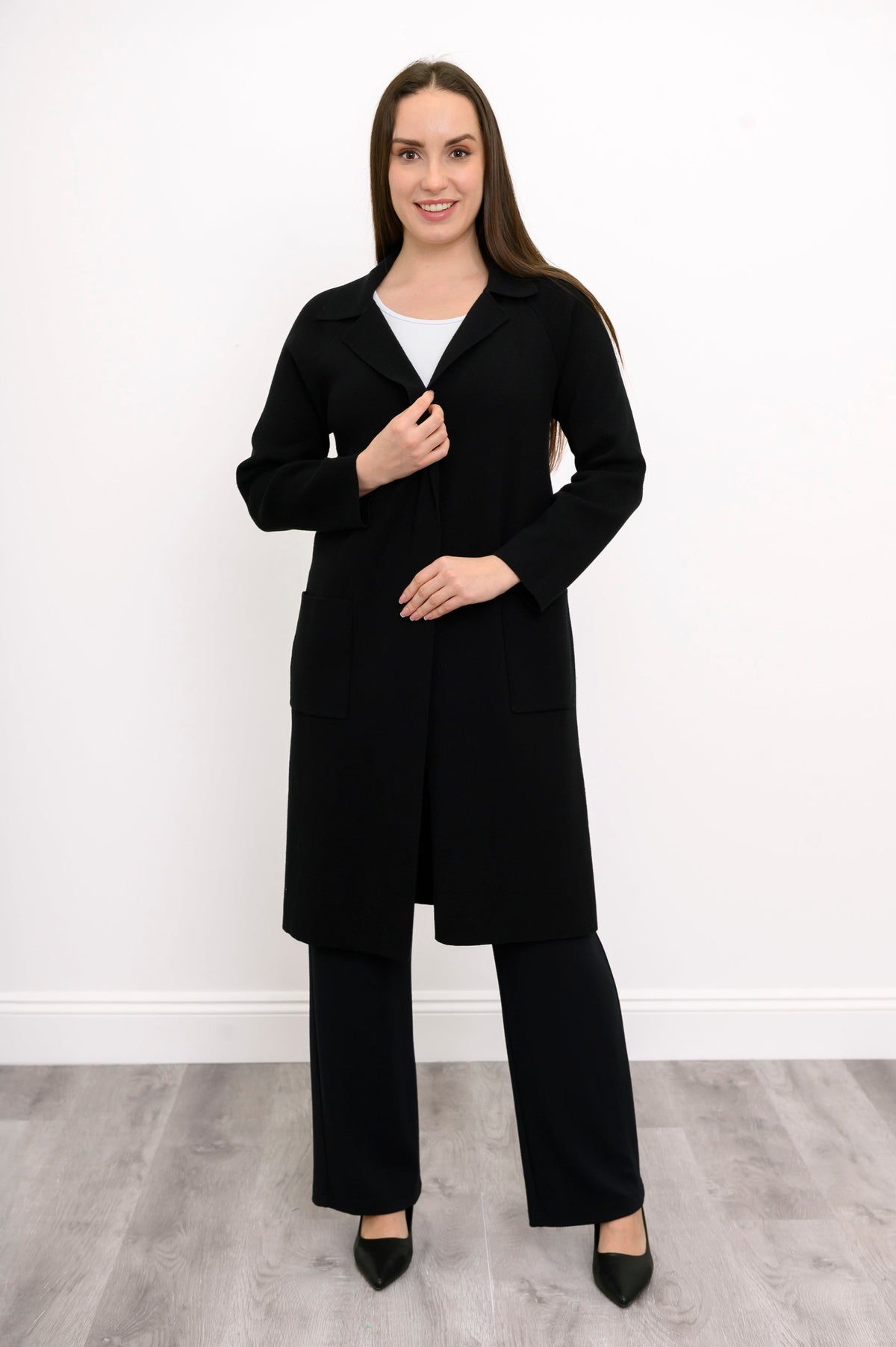 Delaney Jacket, Black, Cotton