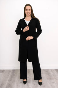 Delaney Jacket, Black, Cotton